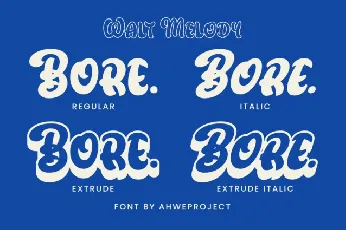 Walt Melody font