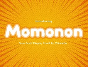 Momonon font