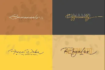 Monday Routines Signature Script font