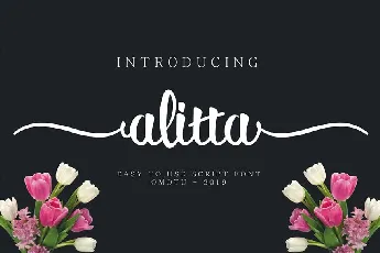 Alitta font