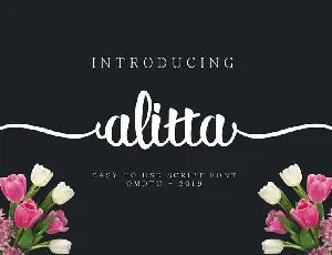 Alitta font