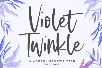 Violet Twinkle font