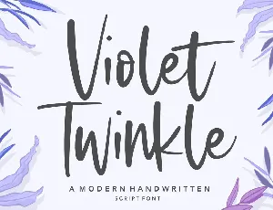 Violet Twinkle font