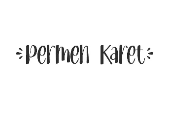 Permen Karet Demo font