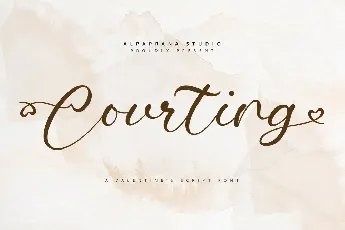 Courting font