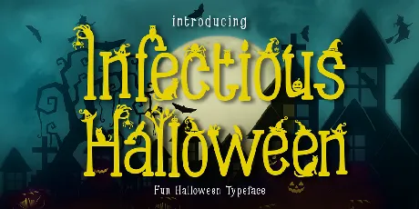 Infectious Halloween font