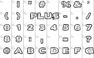 Bakesaurus font