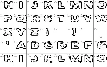 Bakesaurus font