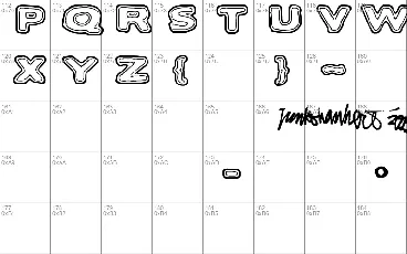 Bakesaurus font