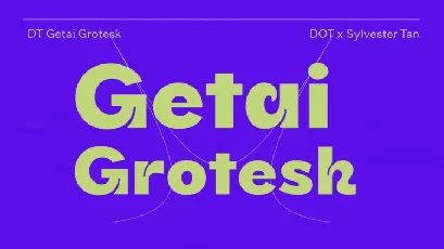 Getai Grotesk font