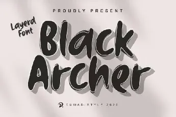 Black Archer Display font