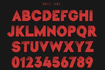 Nuvel Modern Sans Serif Typeface font