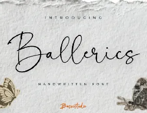 Ballerics font