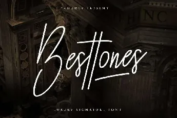 Besttones Signature Handwritten font