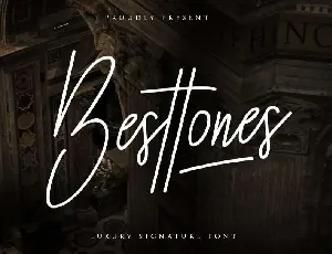 Besttones Signature Handwritten font