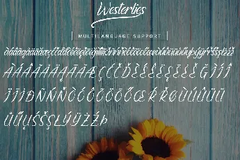 Westerlies Demo font