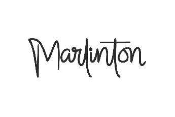 Marlinton Demo font