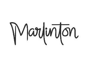 Marlinton Demo font