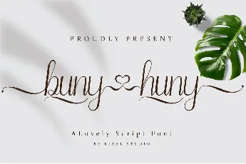 Buny Huny font