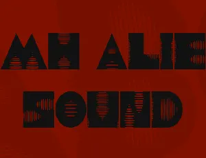 JMH Alien Sound font