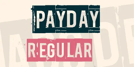 Payday font