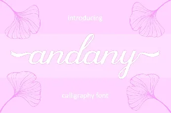 Andany font