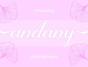 Andany font