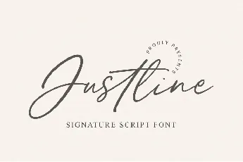 Justline font