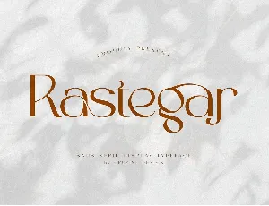 Rastegar font