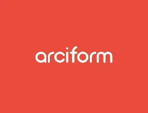 Arciform font