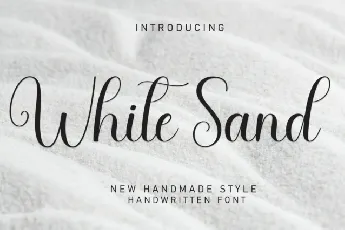 White Sand Script font