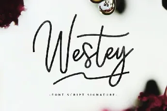 Westey Signature font