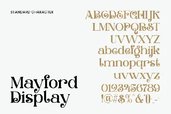 Mayford Display font