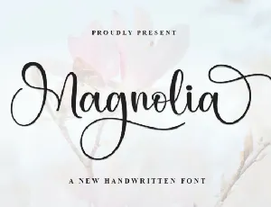 Magnolia Calligraphy Typeface font