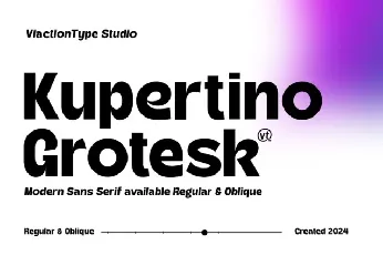 VT Kupertino Grotesk font