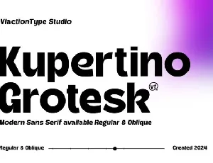 VT Kupertino Grotesk font