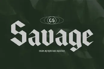 CS Savage font