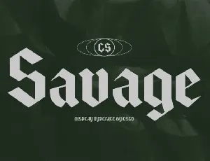 CS Savage font