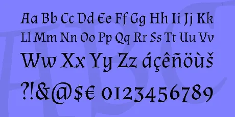 Almendra font