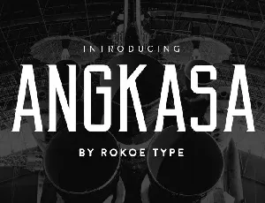 Angkasa Typeface font