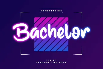 Bachelor font