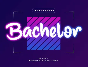 Bachelor font