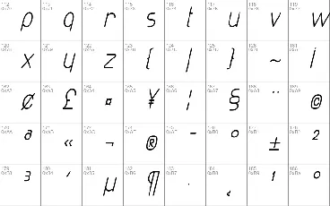 Exacta font