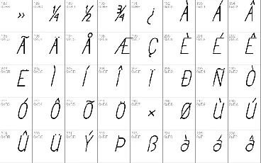 Exacta font