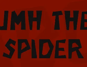 JMH THE SPIDER font