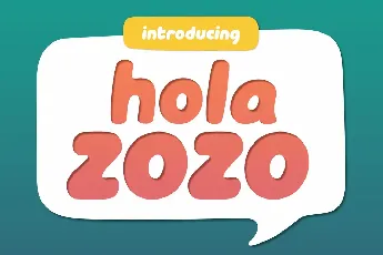 Hola Zozo font