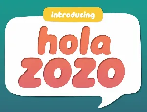 Hola Zozo font