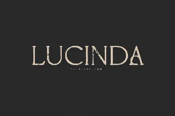 Lucinda font