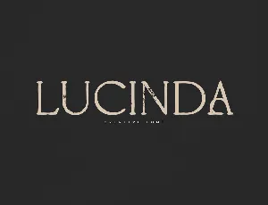 Lucinda font