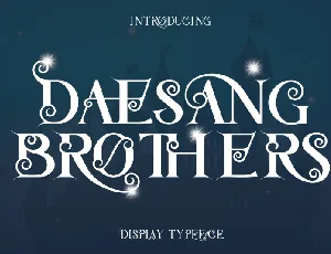 Daesang Brothers font
